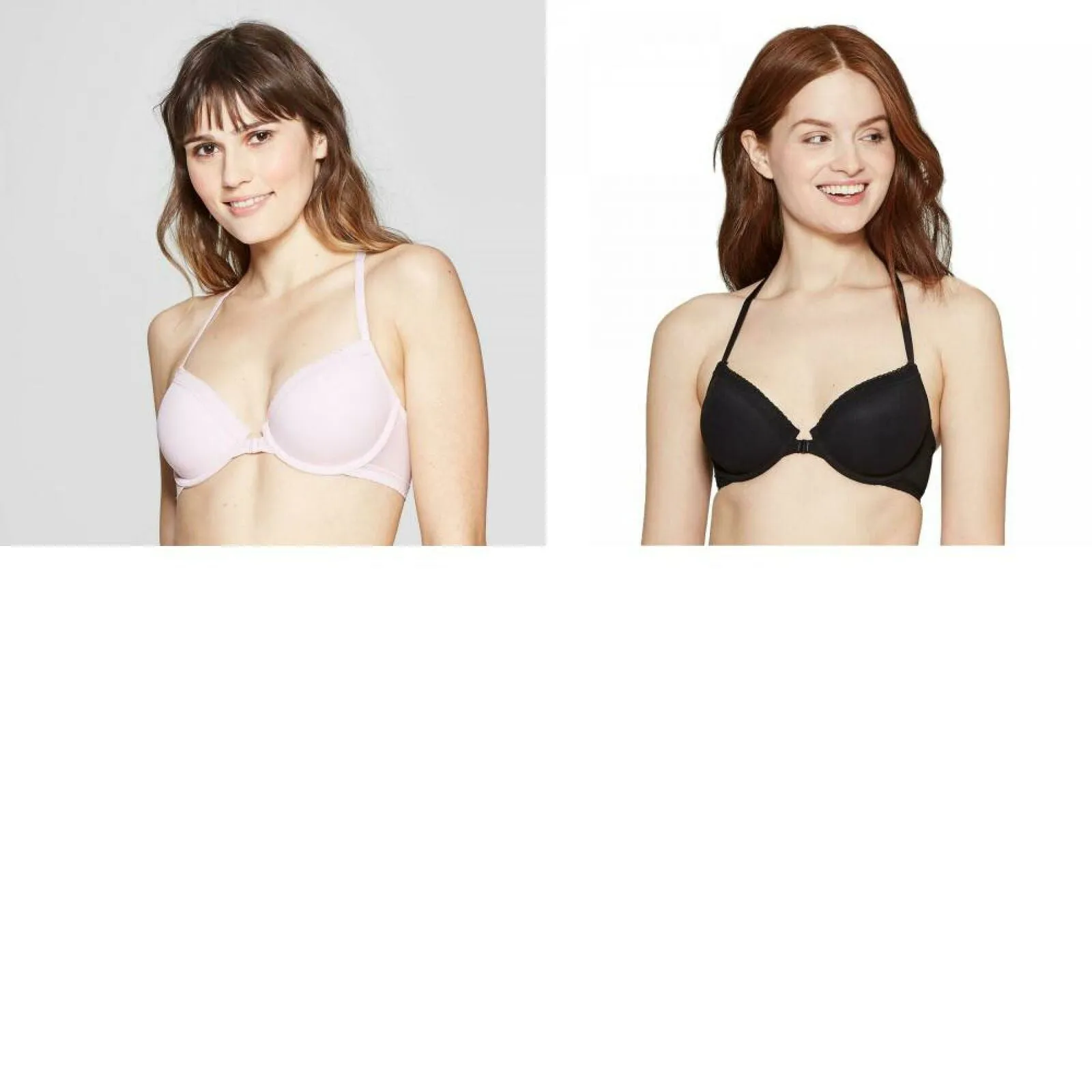 Auden Women's Ace Lightly Lined Lace Trim Demi Racerback Bra