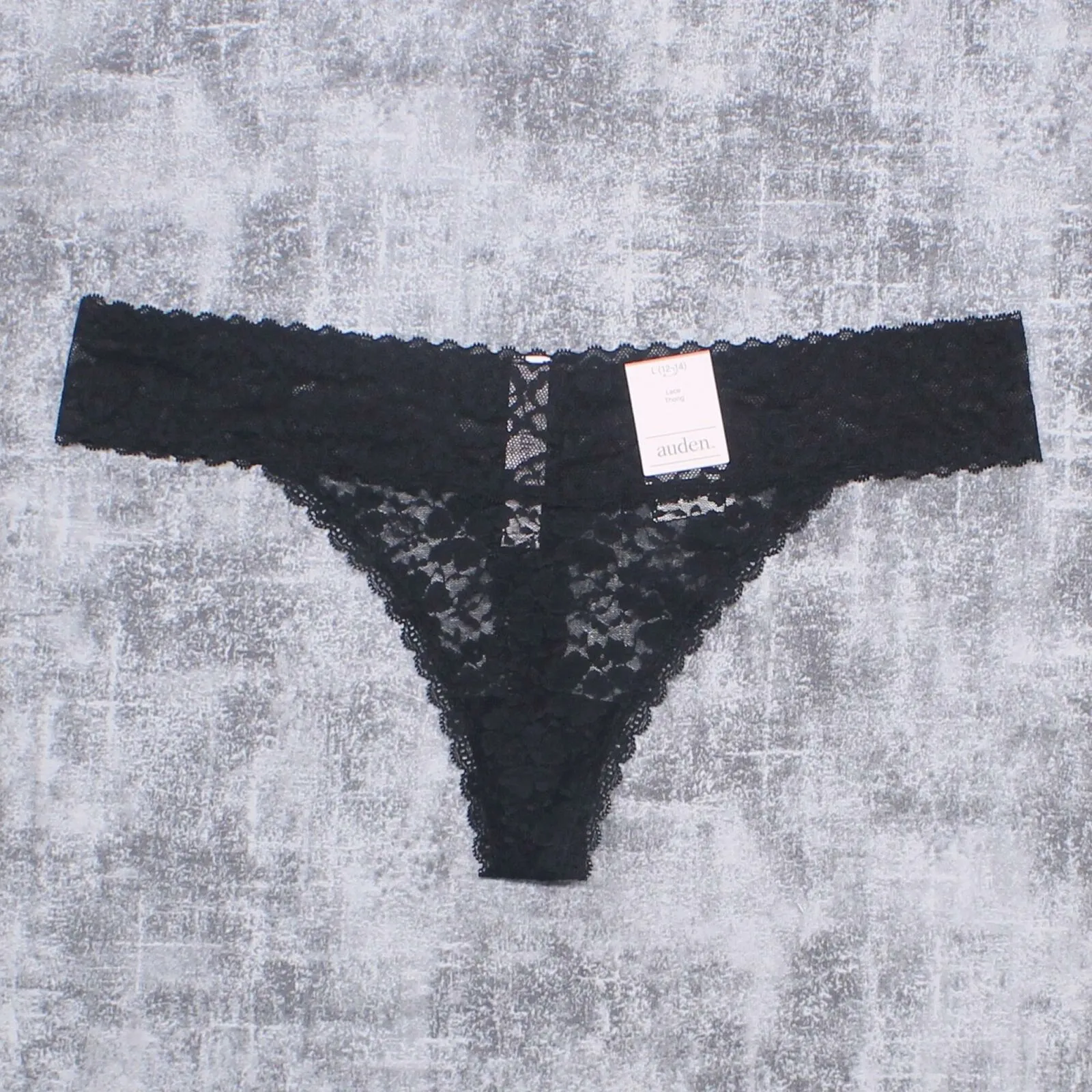 Auden Women's All Over Lace Thong Panties