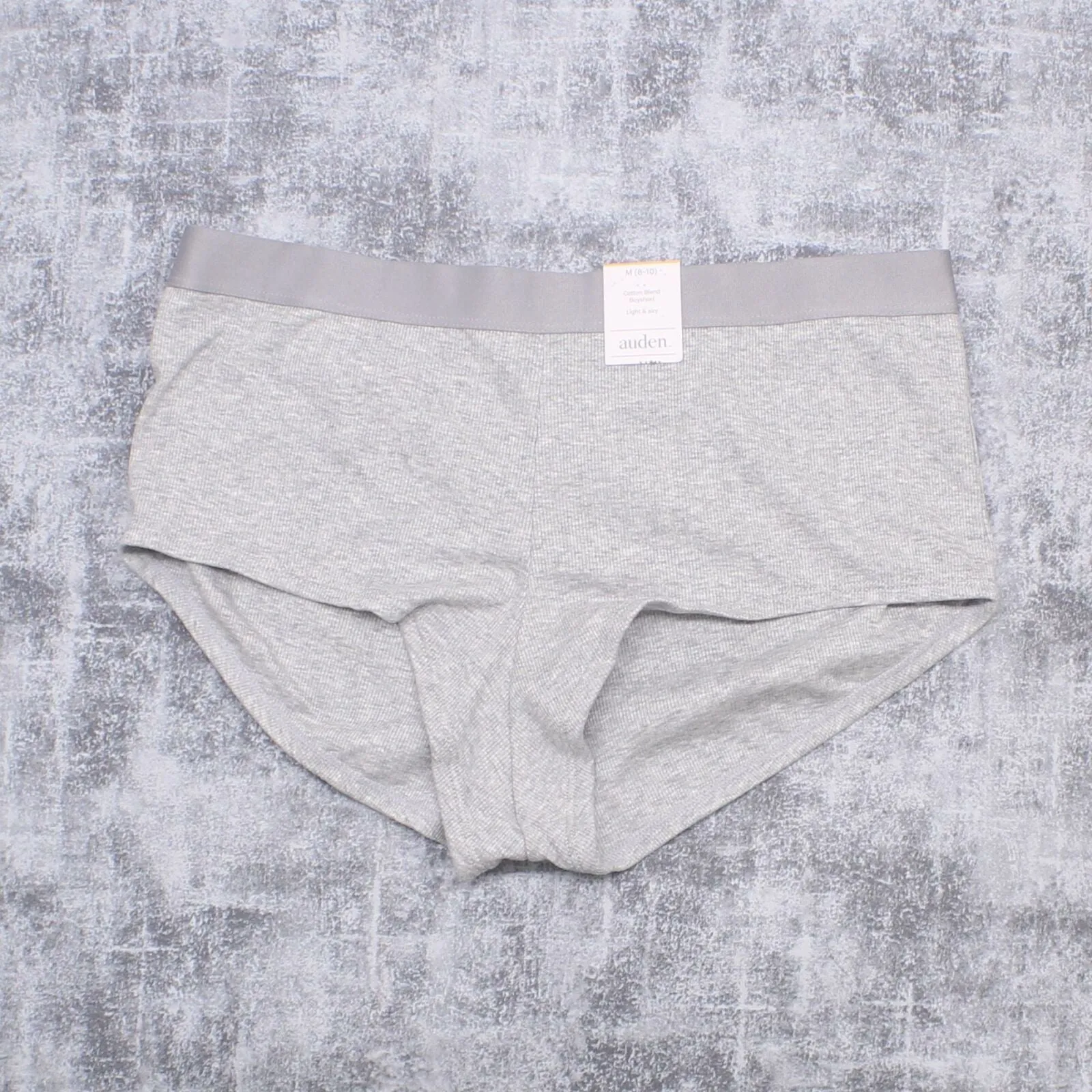 Auden Women's Cotton Ribbed Boyshort Underwear