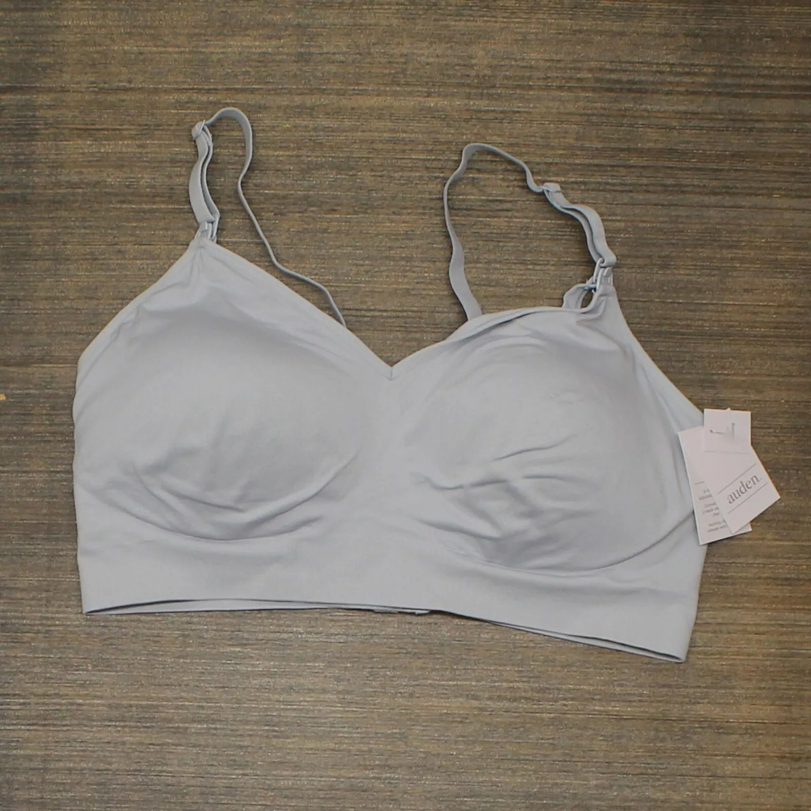 Auden Women's Nursing Seamless Bra 81408749 Chai Gray XL