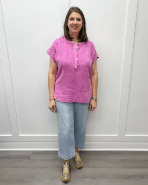 Audrey Pull On Flare Jeans w/ Pockets - Light Surf