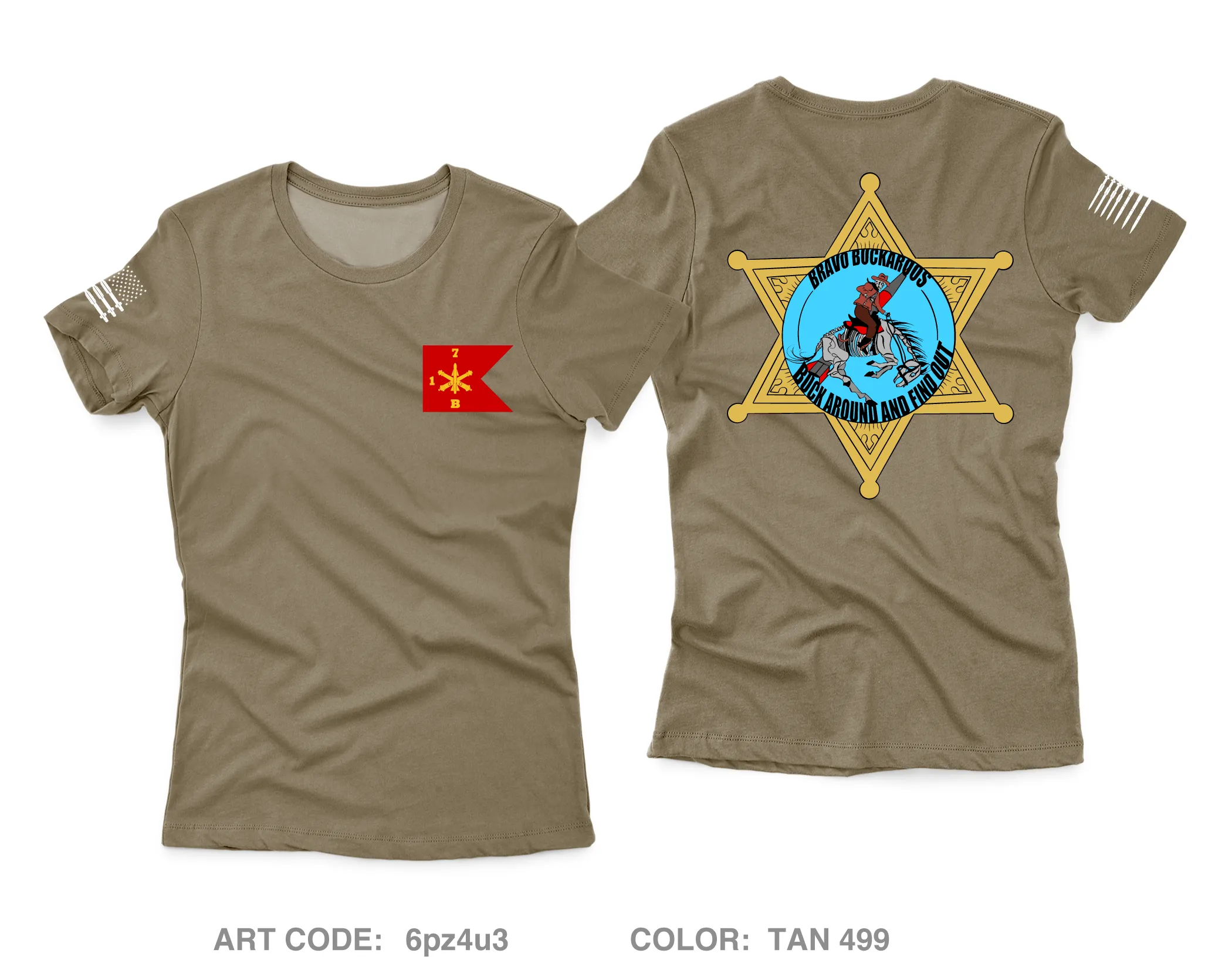 B BTRY, 108th ADA BDE Core Women's SS Performance Tee - 6pz4u3
