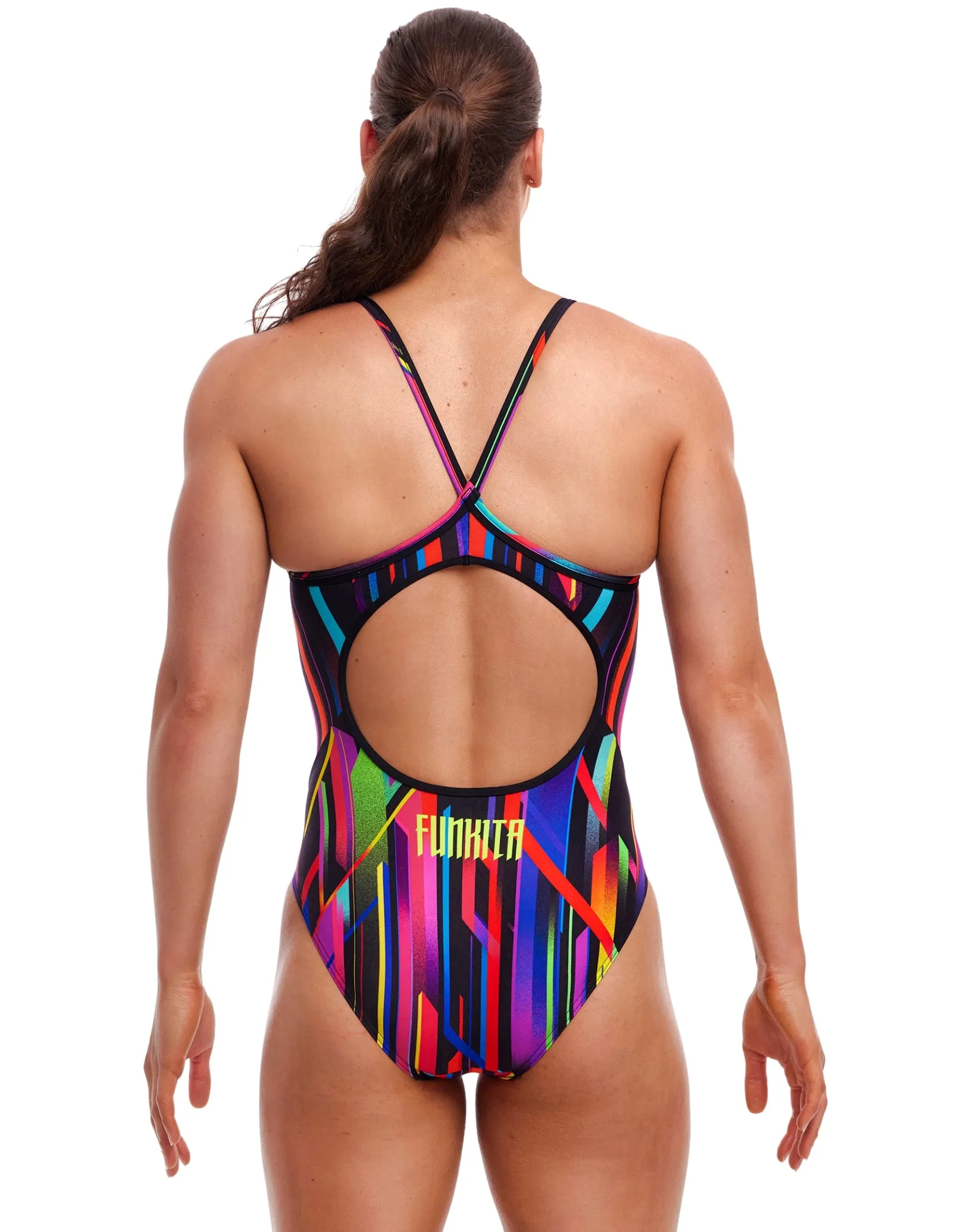Baby Beamer Diamond Back Swimsuit - Black/Multi