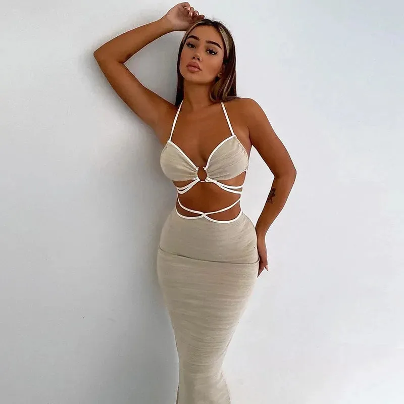 Backless Long Party Dress