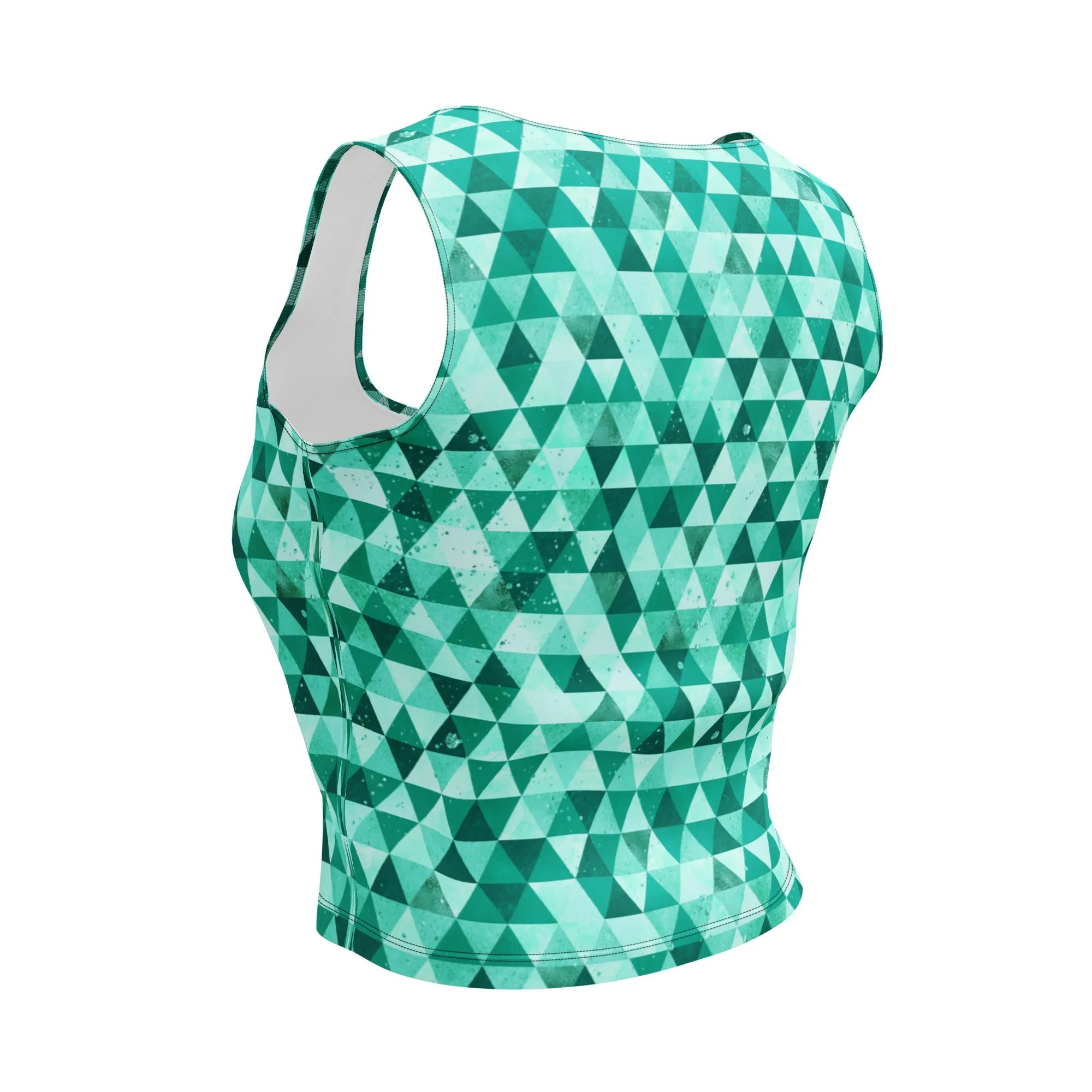 Be Extra! Green Angie Crop Top