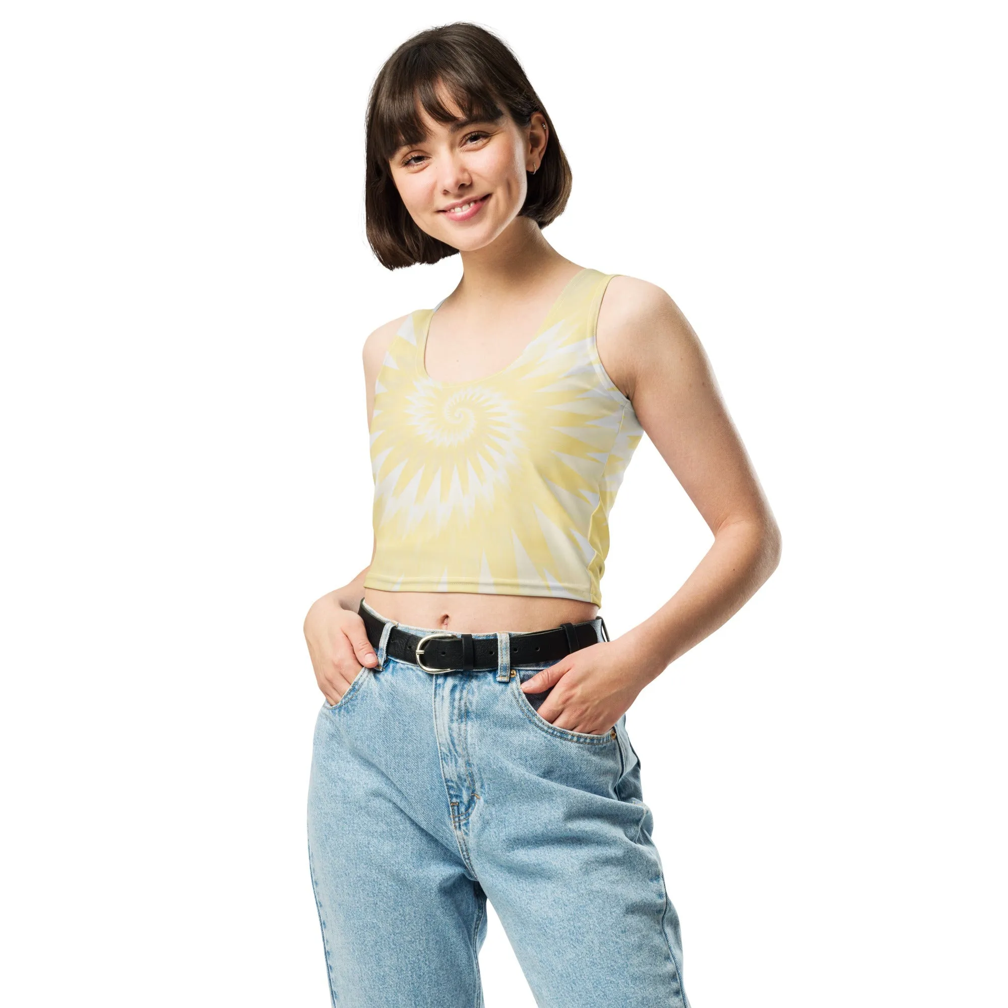 Be Extra! Silky Sun Tie-Dye Crop Top