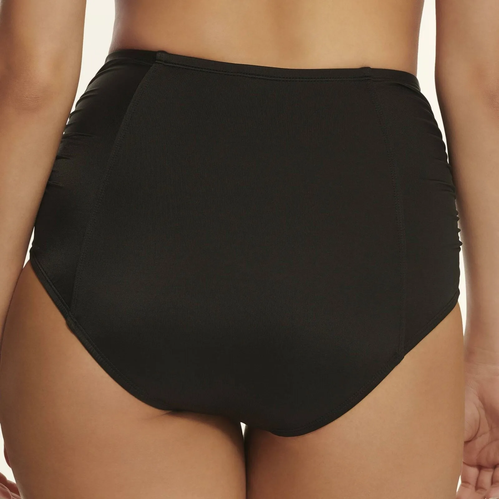 Beach Betty Women's Slimming Control High Waist Shirred Bikini Bottom