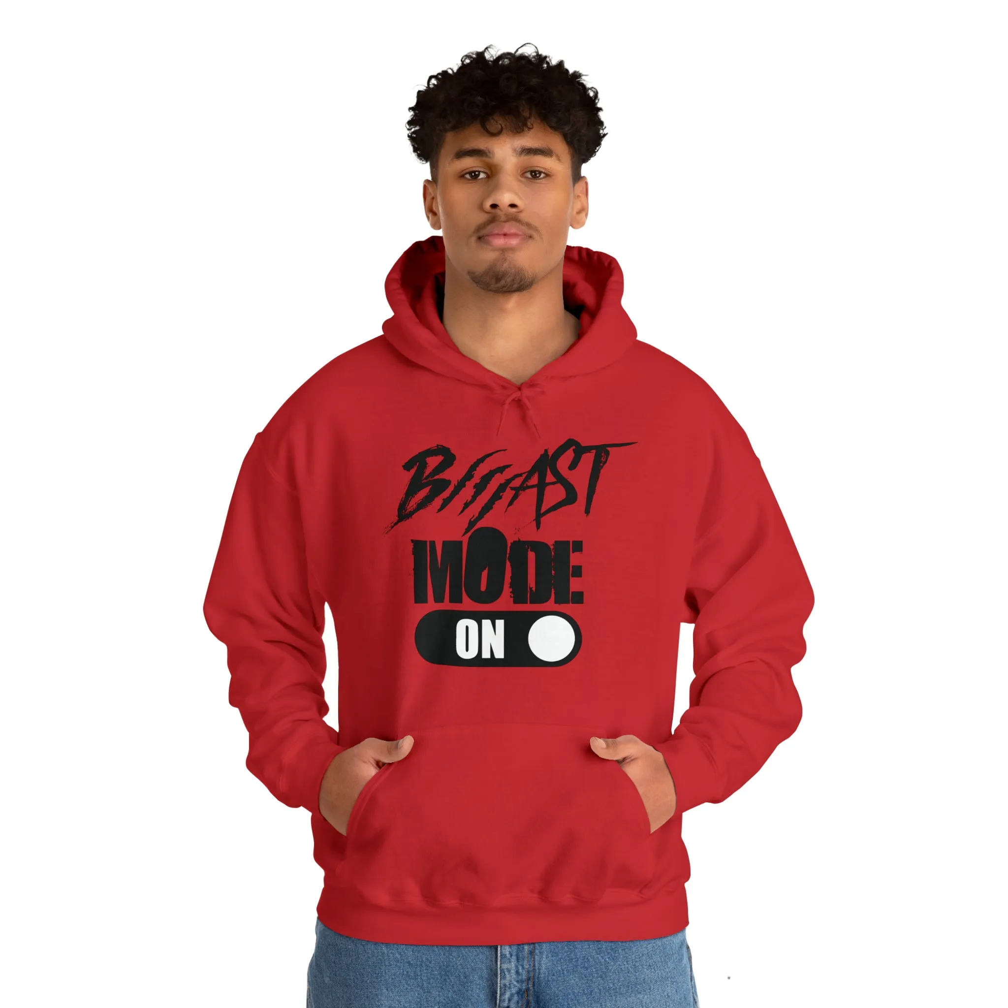 BEAST MODE ON SOFT STYLE HOODIE
