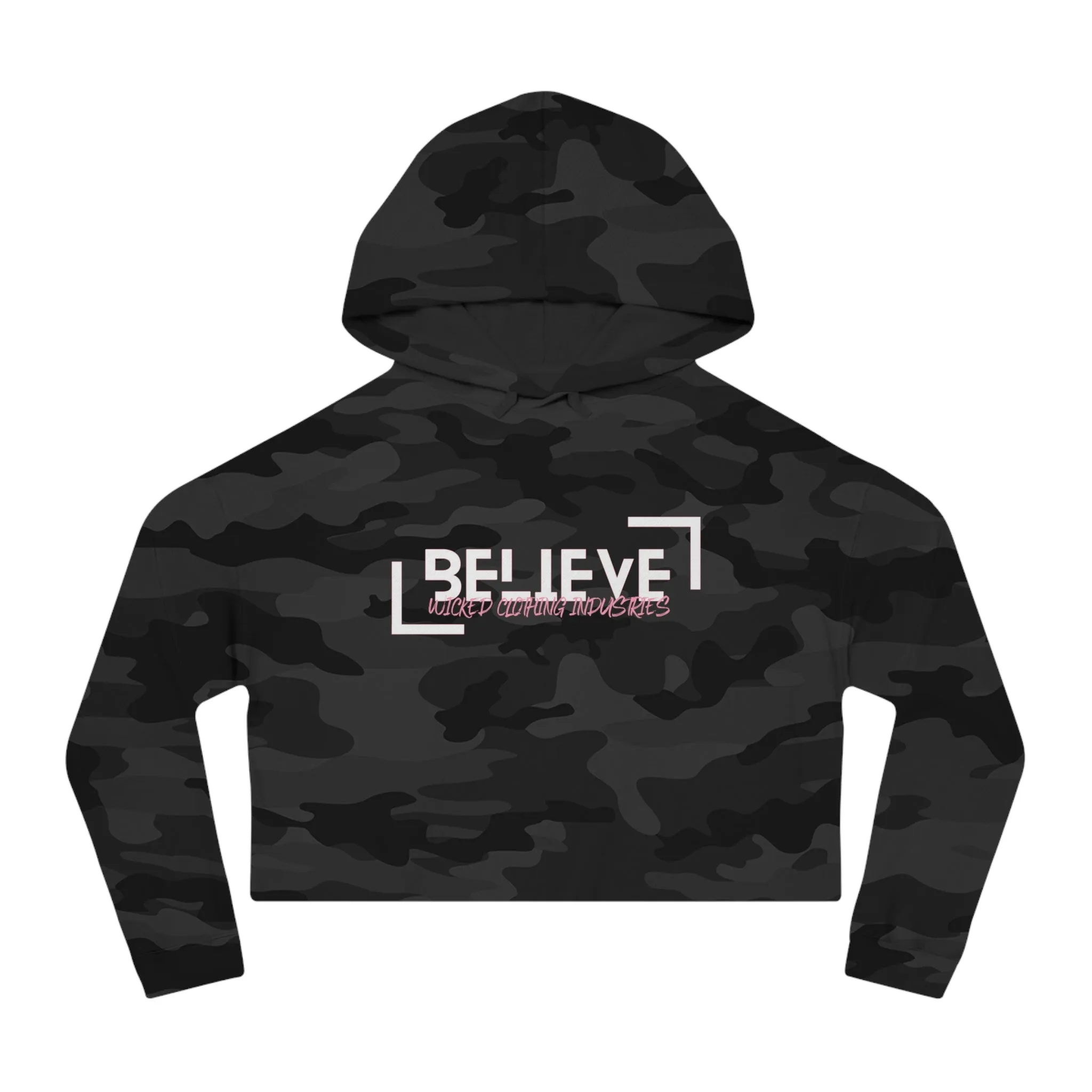 Believe 2 EL Soft Pink / Cropped Hoodie