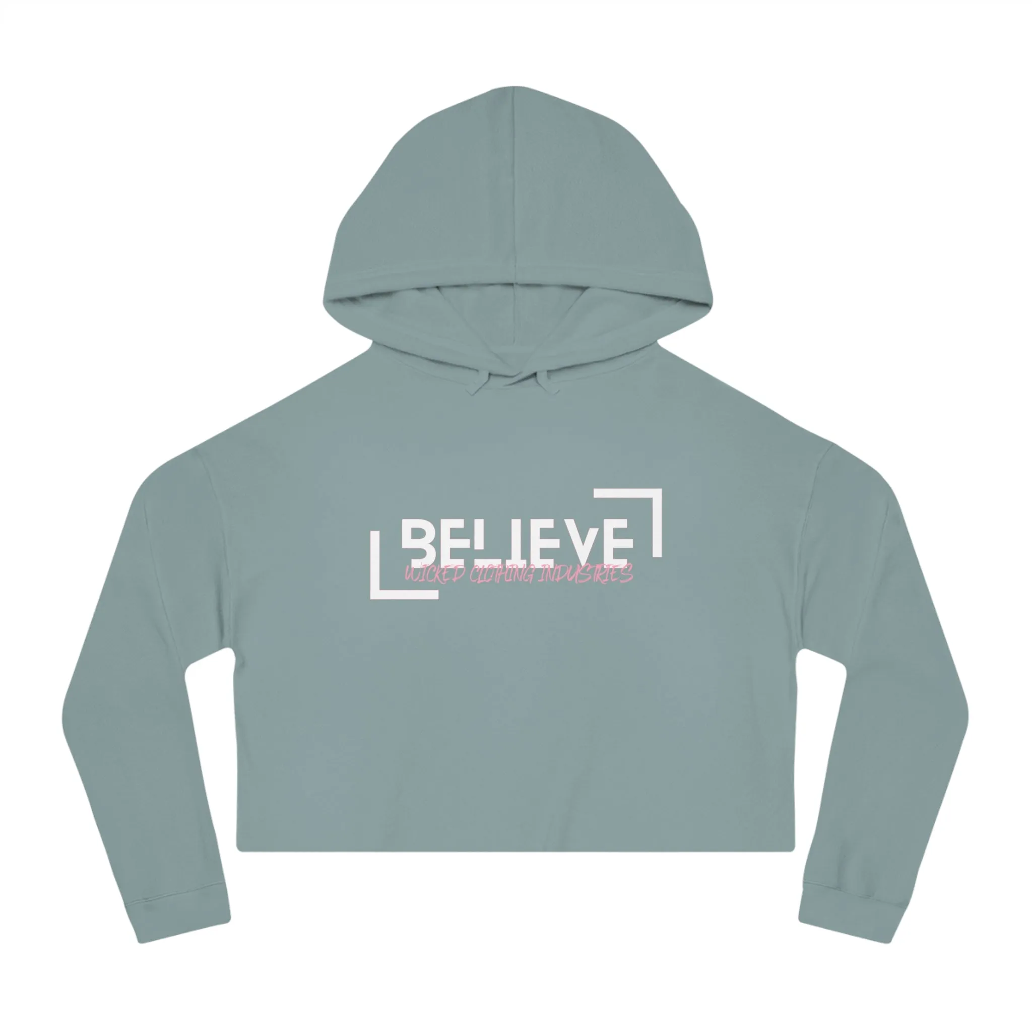 Believe 2 EL Soft Pink / Cropped Hoodie