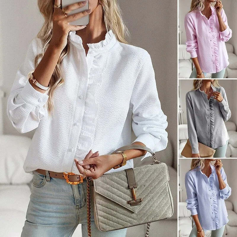 Belle - Elegant Polo Blouse