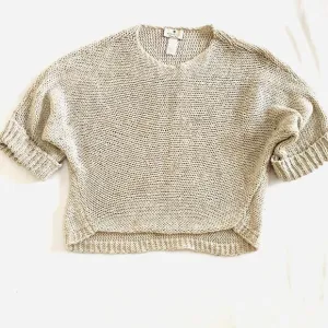 Berretti Italy cropped dolman sleeve sweater Womens One Size loose soft luxury