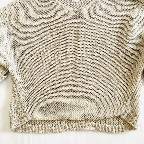 Berretti Italy cropped dolman sleeve sweater Womens One Size loose soft luxury