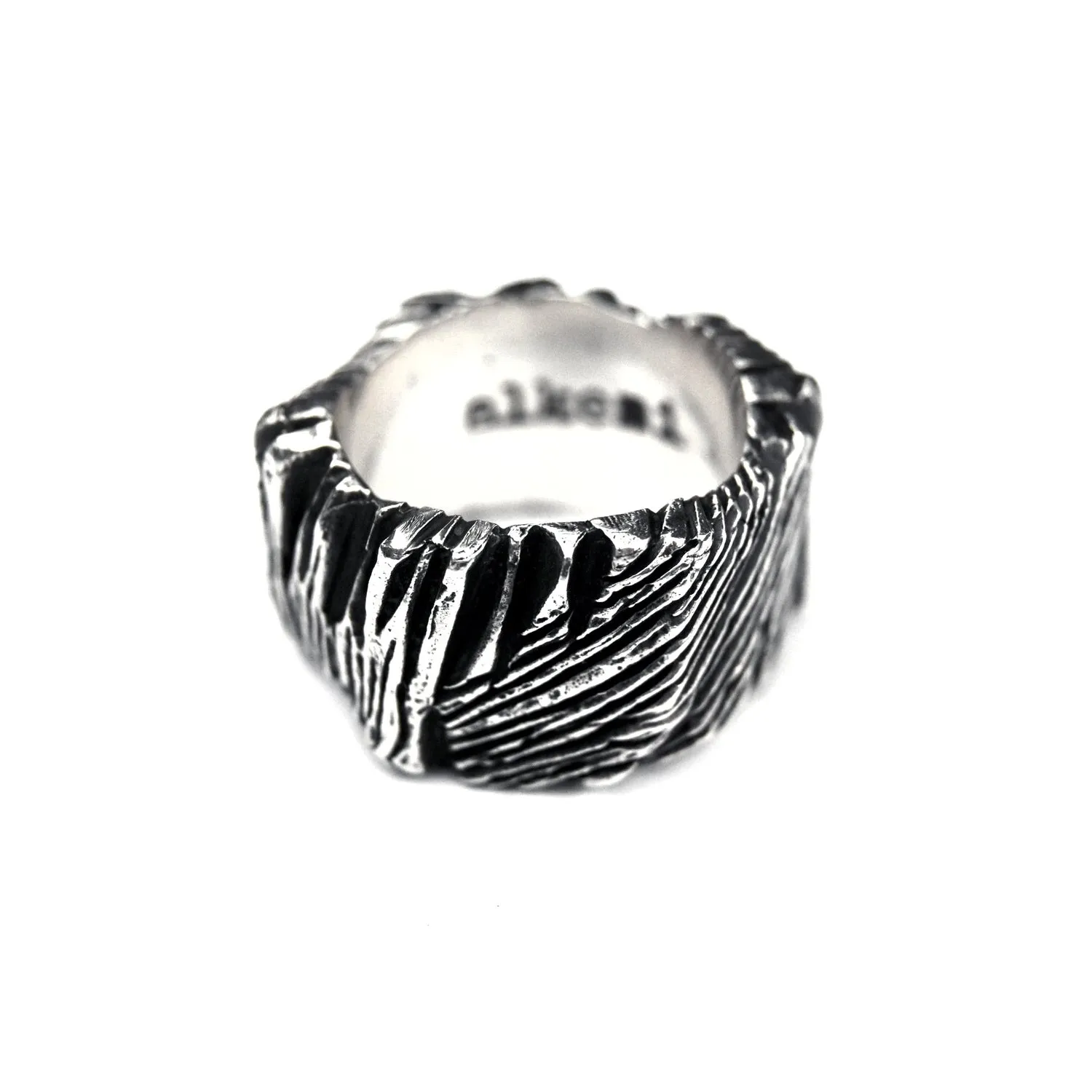 Big Tree Bark Ring (15mm)