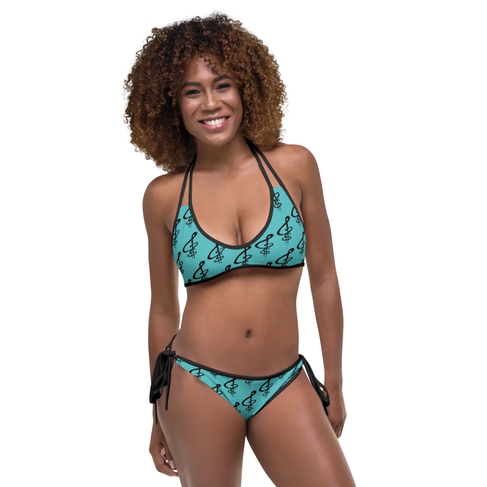 Bikini Me Teal (Blacc Logo)