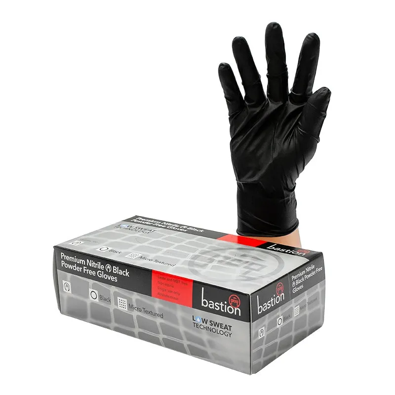 Black Diamond Textured Nitrile Gloves
