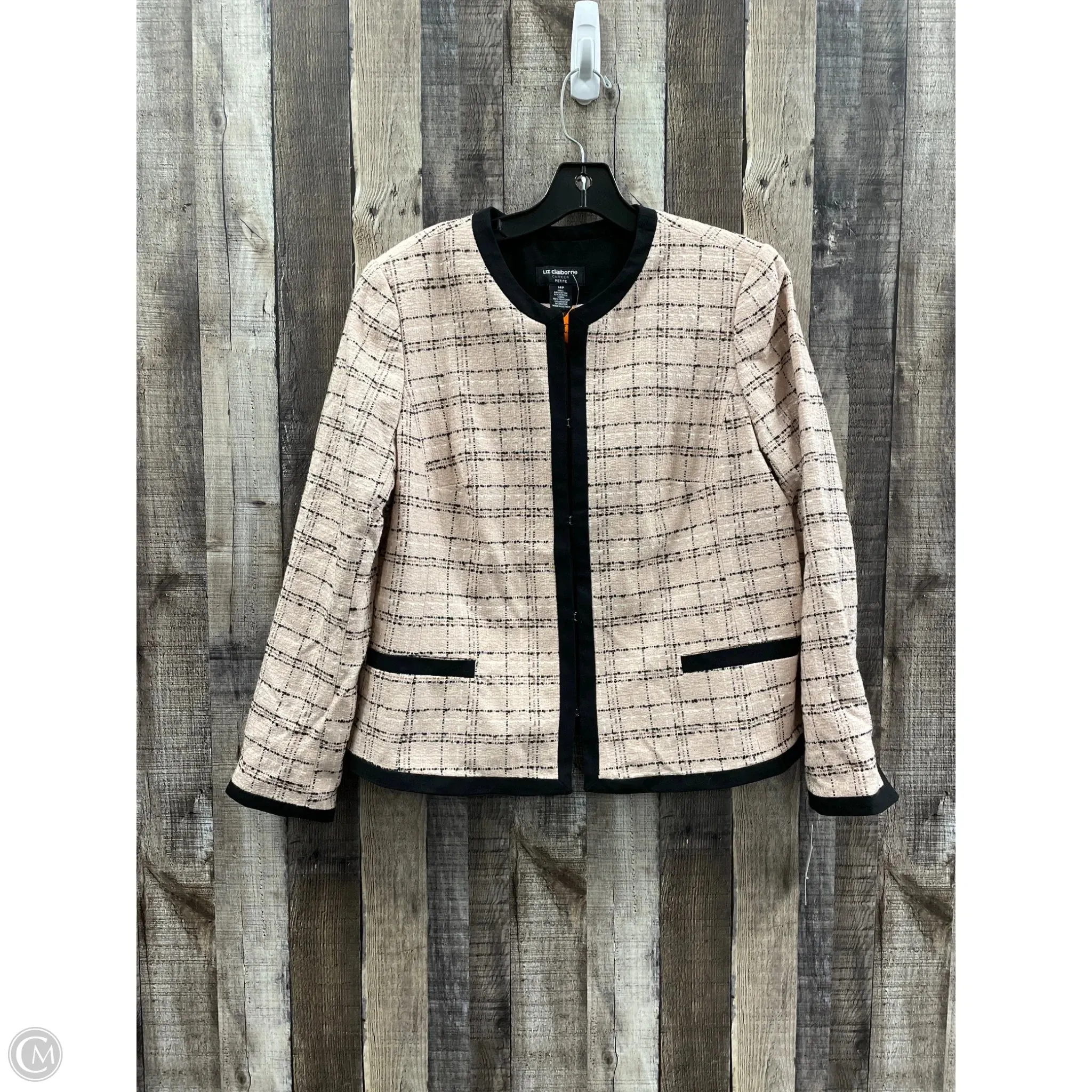Blazer By Liz Claiborne In Pink, Size: L