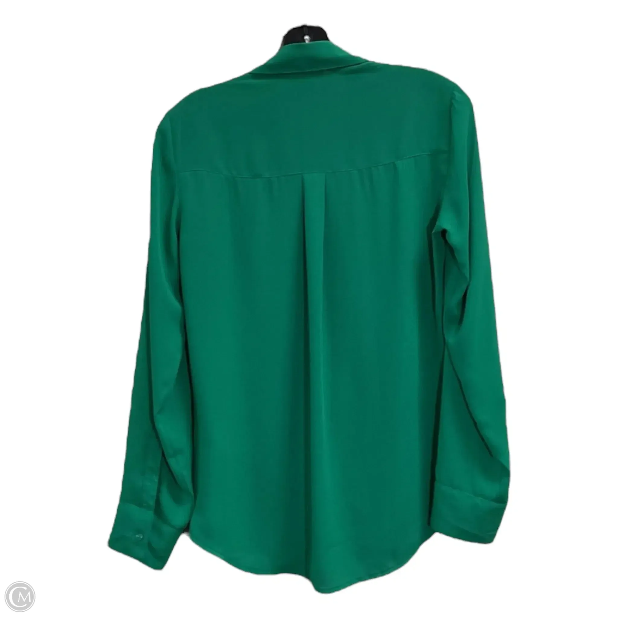 Blouse Long Sleeve By Express In Green, Size: S