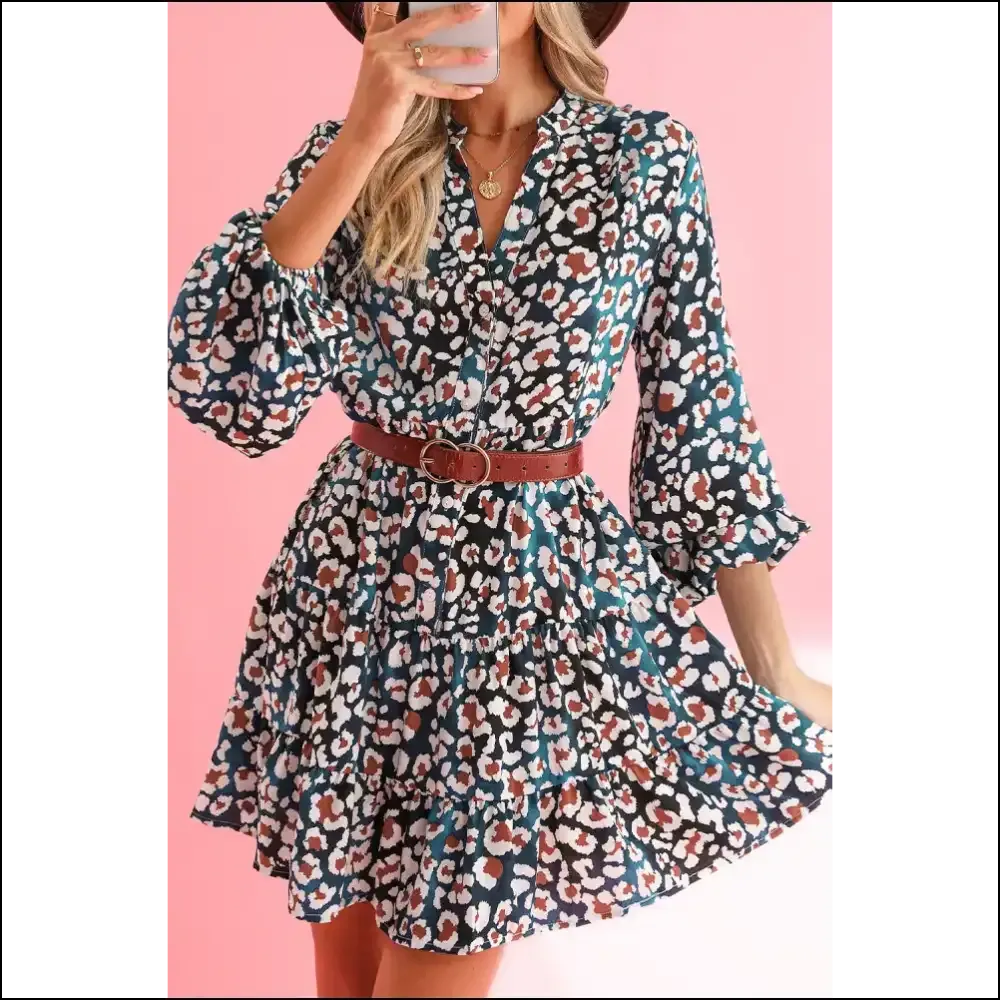 Blue Leopard Print Dress: Roar-some & Ready for Trouble from Needful Things 😈