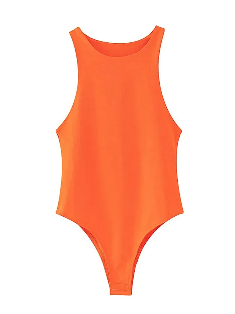 Bodycon Aura™ | Women's Summer Bodysuit | Solid Color, Slim Fit, Casual Style, Available in 8 Colors