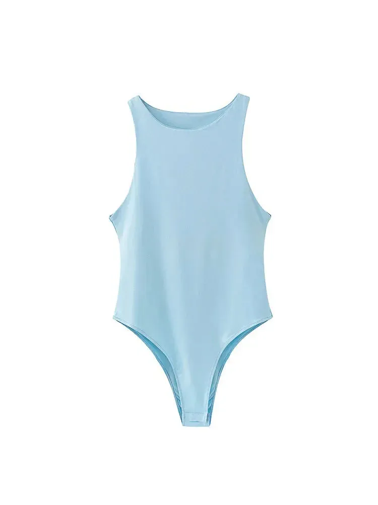 Bodycon Aura™ | Women's Summer Bodysuit | Solid Color, Slim Fit, Casual Style, Available in 8 Colors