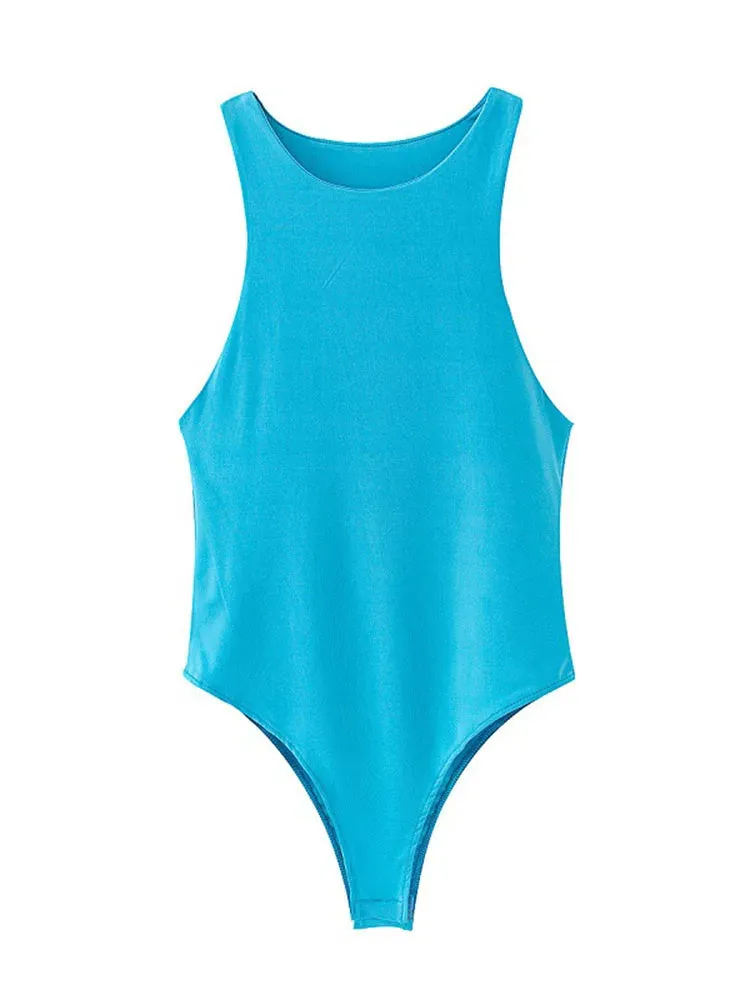 Bodycon Aura™ | Women's Summer Bodysuit | Solid Color, Slim Fit, Casual Style, Available in 8 Colors