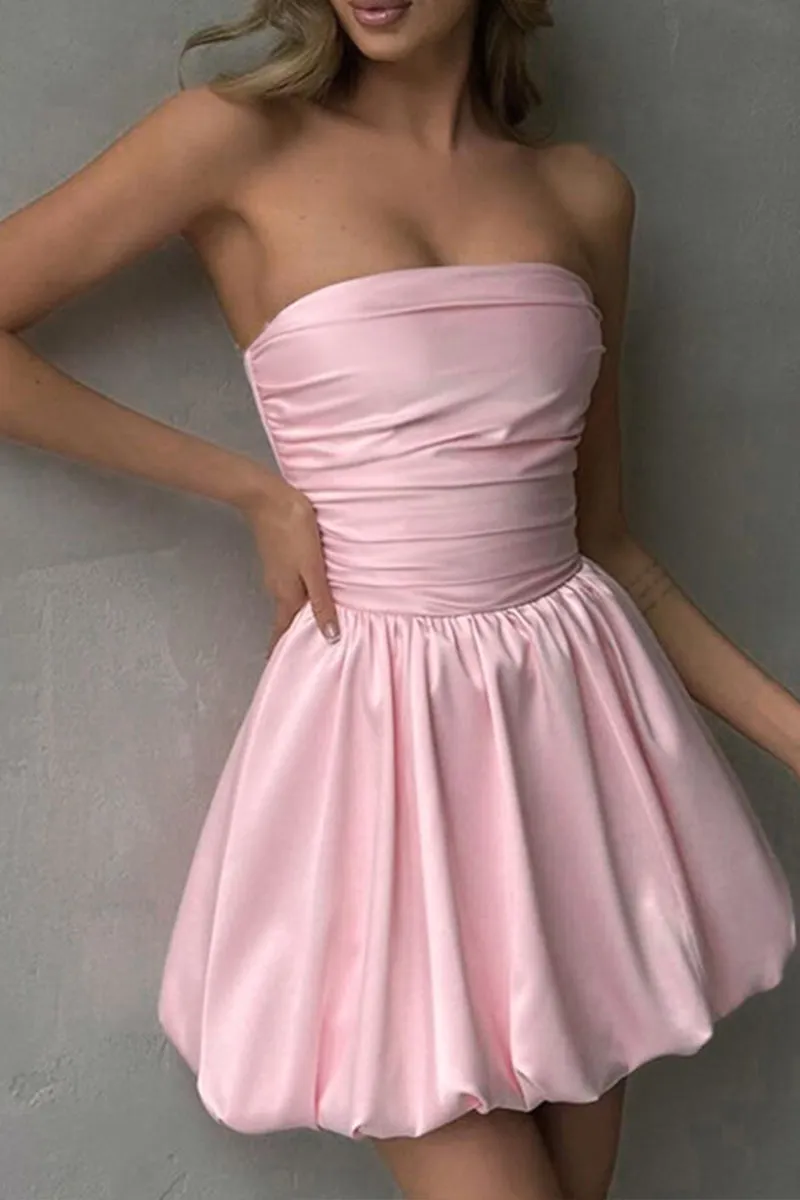 BR3147 Bubble Tube Dress