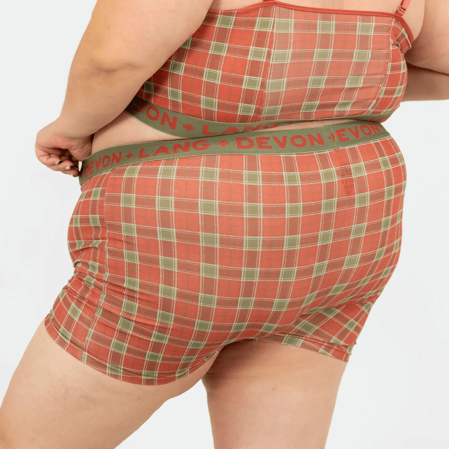 Bria 2.0 Boyshort - Vintage Tartan