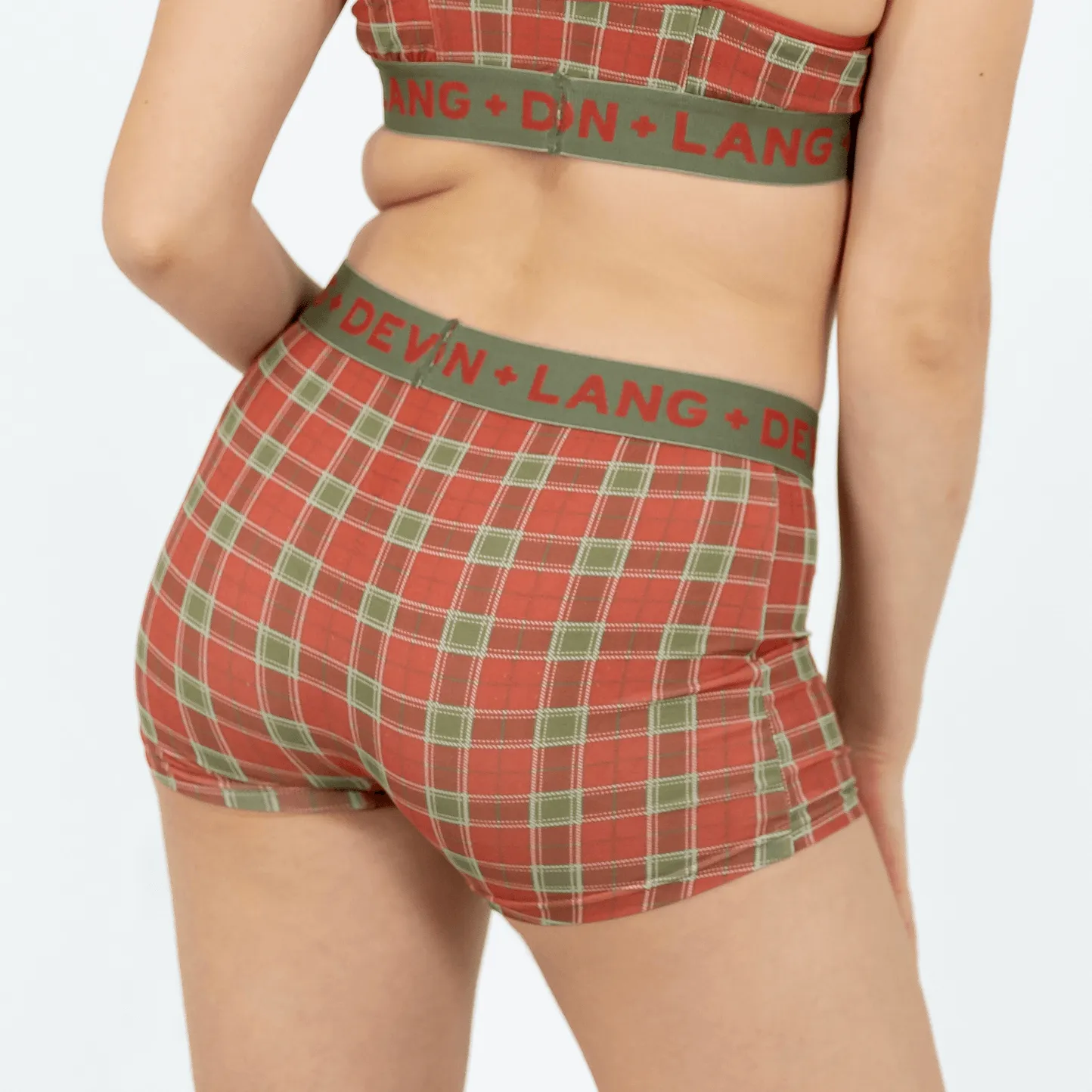 Bria 2.0 Boyshort - Vintage Tartan