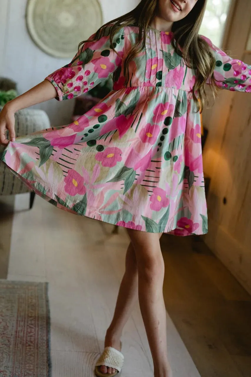 Briton Court Kid Eva Dress Frosted Blush