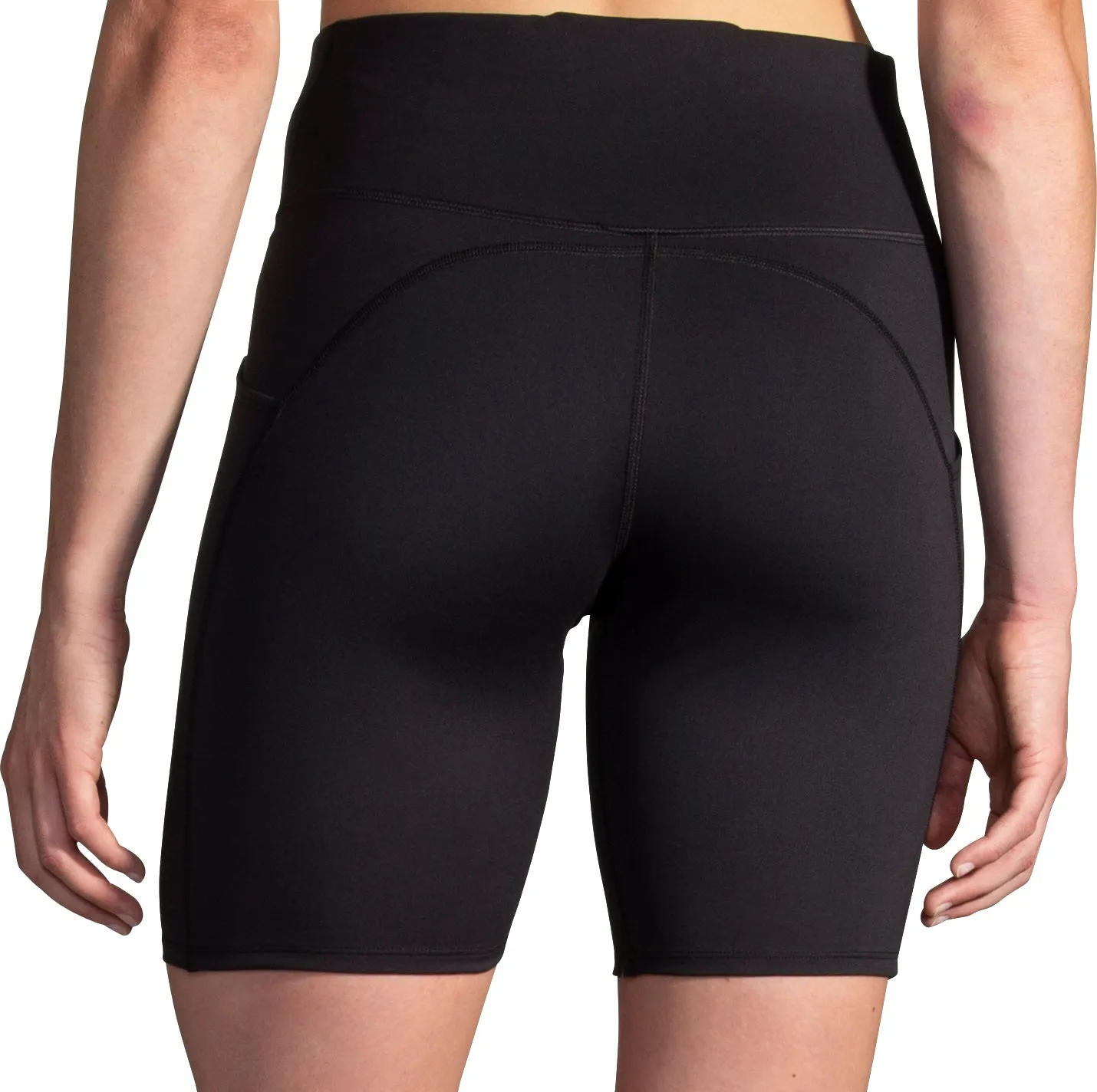 Brooks Spark 8 Inch Womens Short Running Tights - Black