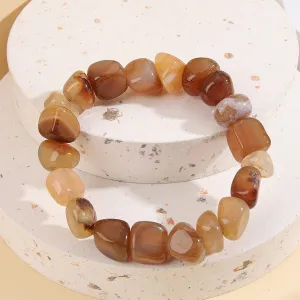 Brown Quartz Stretch Bracelet