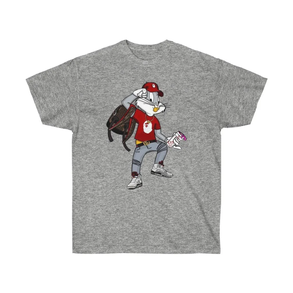 Bugs Bunny Drip Unisex Tee, Custom tee, Graphic tee, Amine Tee, Bugs Bunny tee
