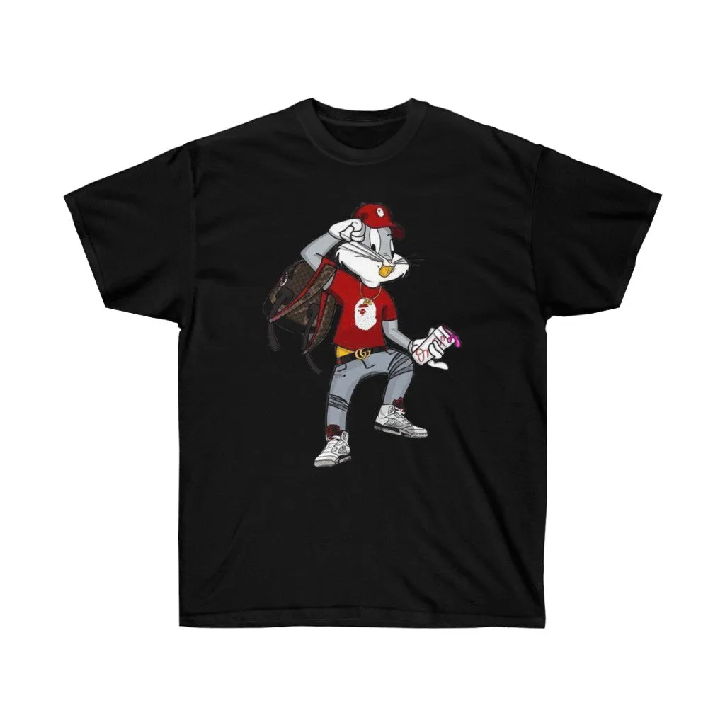 Bugs Bunny Drip Unisex Tee, Custom tee, Graphic tee, Amine Tee, Bugs Bunny tee
