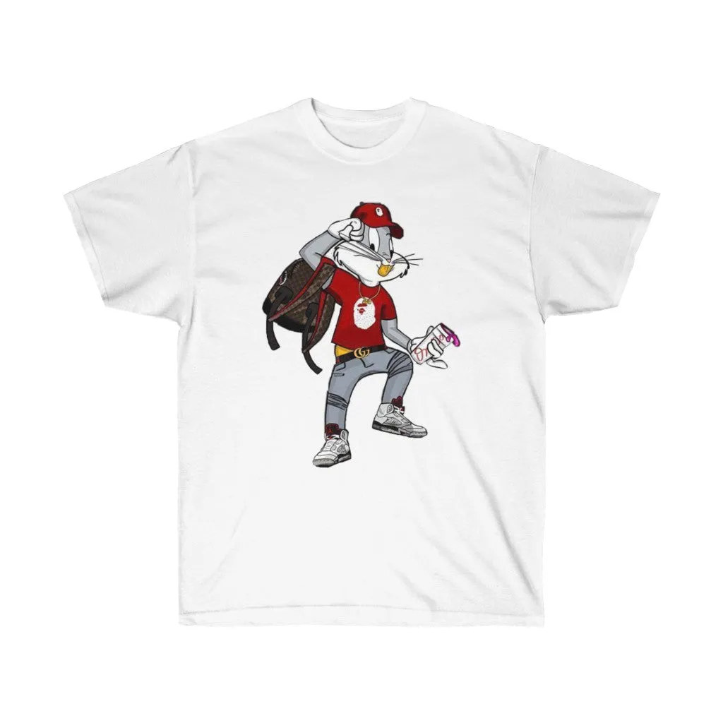 Bugs Bunny Drip Unisex Tee, Custom tee, Graphic tee, Amine Tee, Bugs Bunny tee