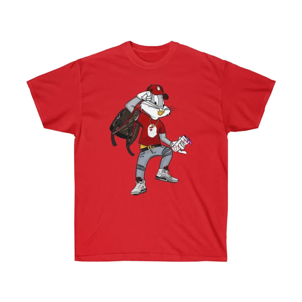 Bugs Bunny Drip Unisex Tee, Custom tee, Graphic tee, Amine Tee, Bugs Bunny tee