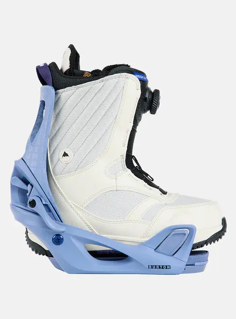 Burton Step On Snowboard Bindings Womens Slate Blue / Logo