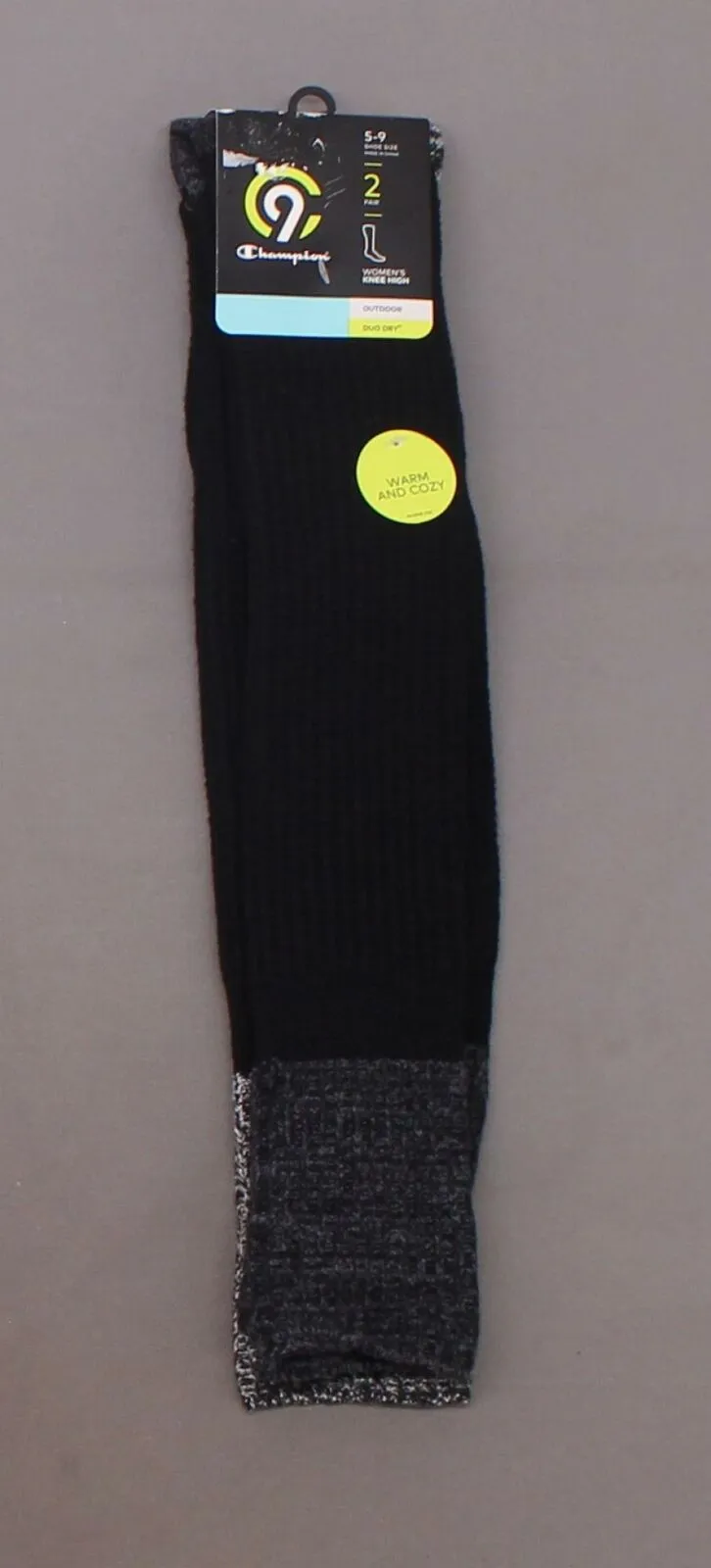 C9 Champion Women's 2 Pairs Soft Fold Knee High Socks