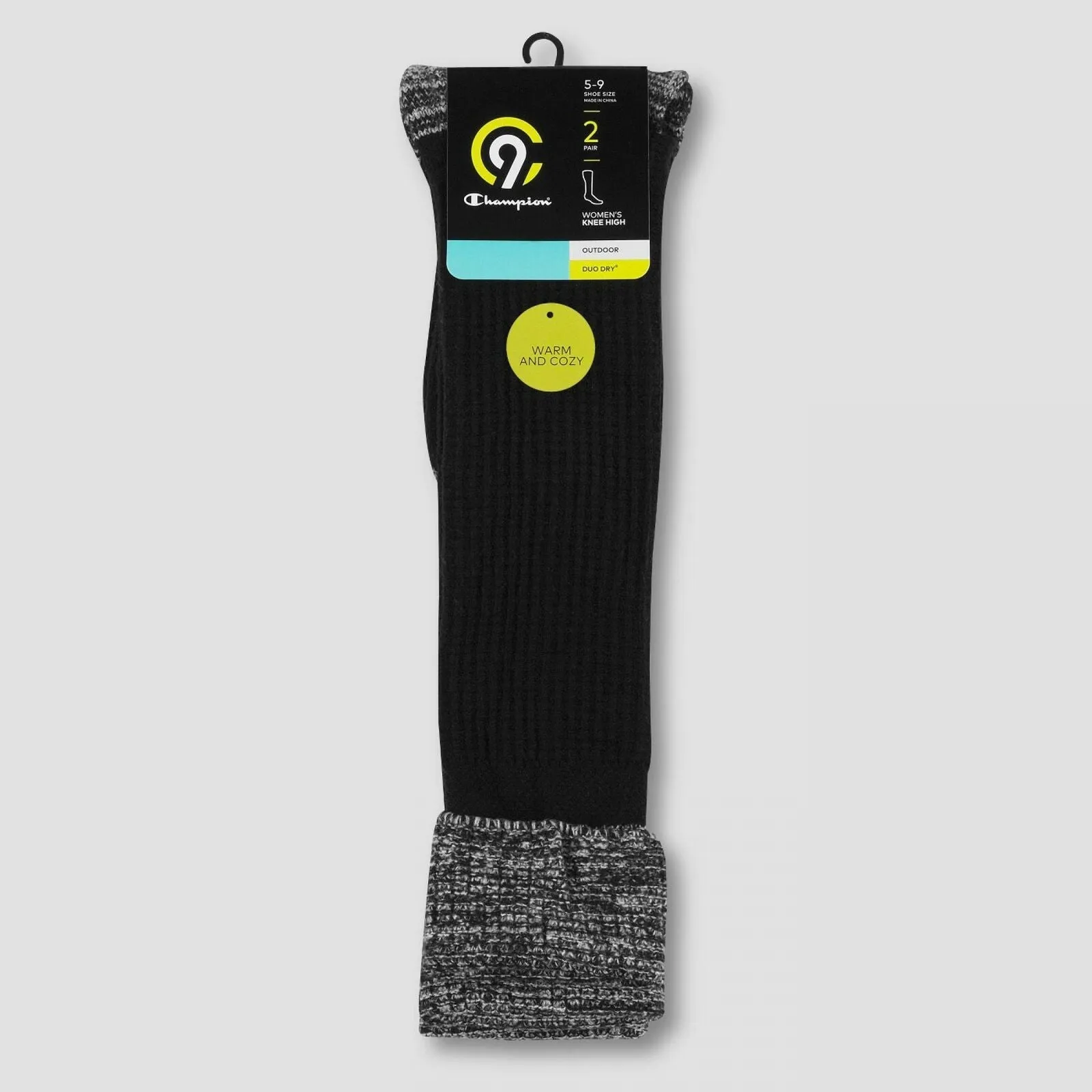 C9 Champion Women's 2 Pairs Soft Fold Knee High Socks