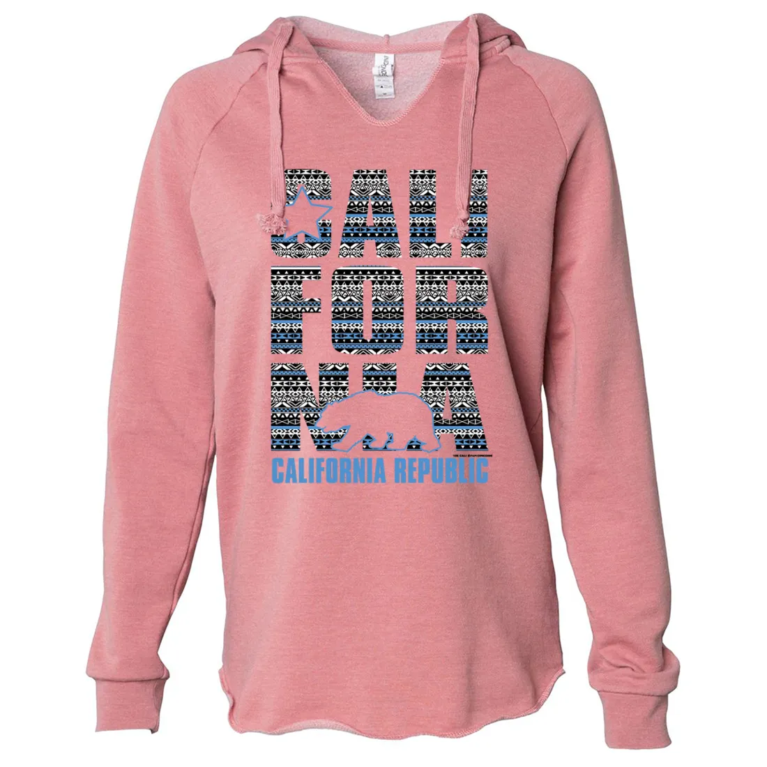 California Republic Tribal Aztec Women's Soft Hooded Pullover