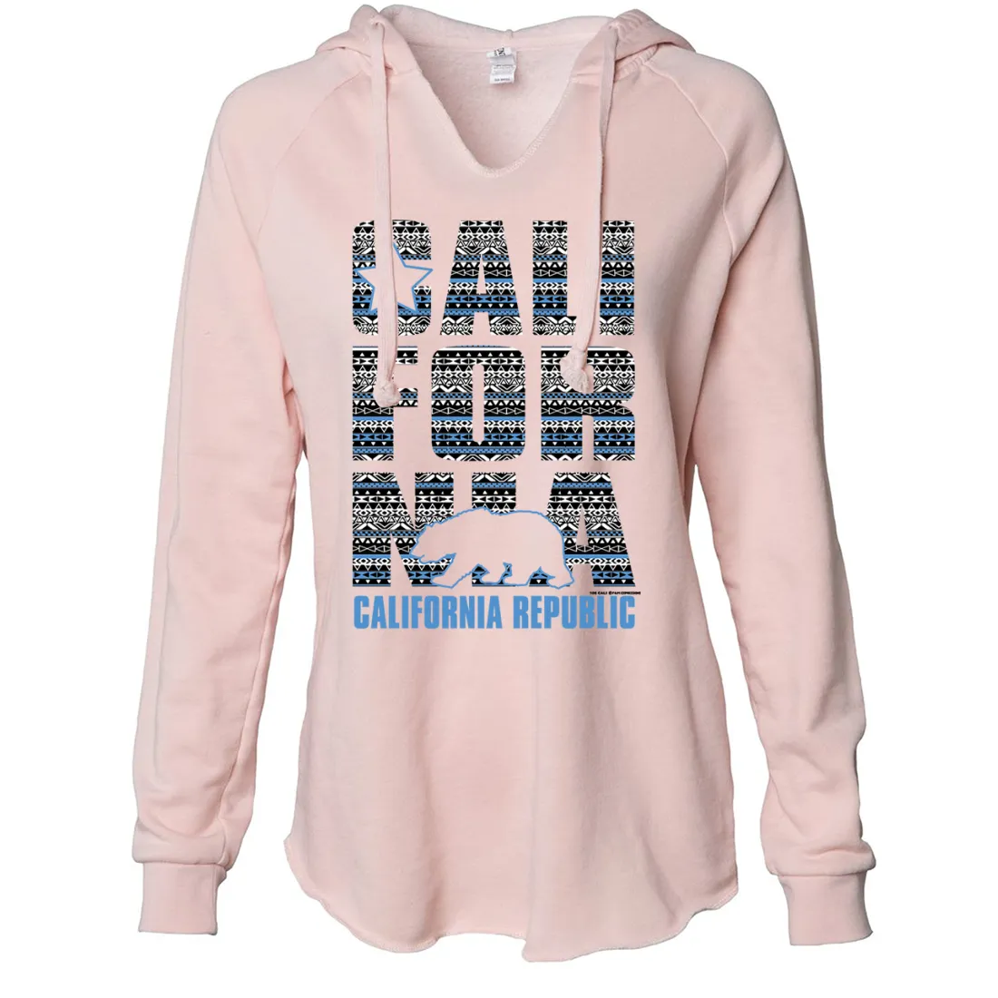 California Republic Tribal Aztec Women's Soft Hooded Pullover