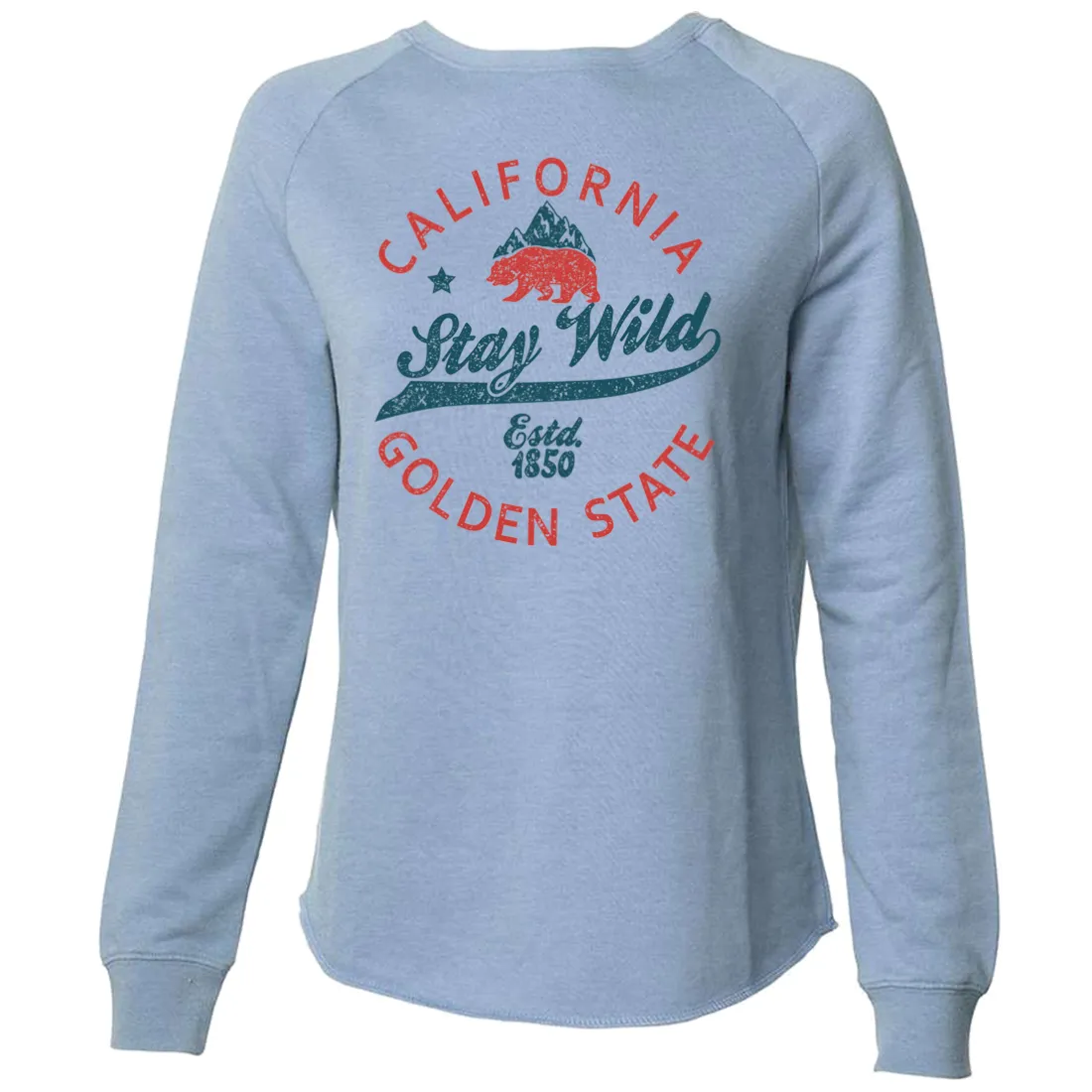 California Stay Wild Super Soft Crewneck Sweater