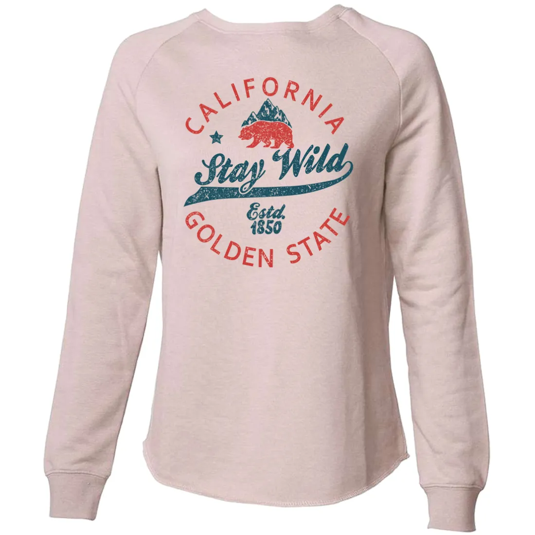 California Stay Wild Super Soft Crewneck Sweater