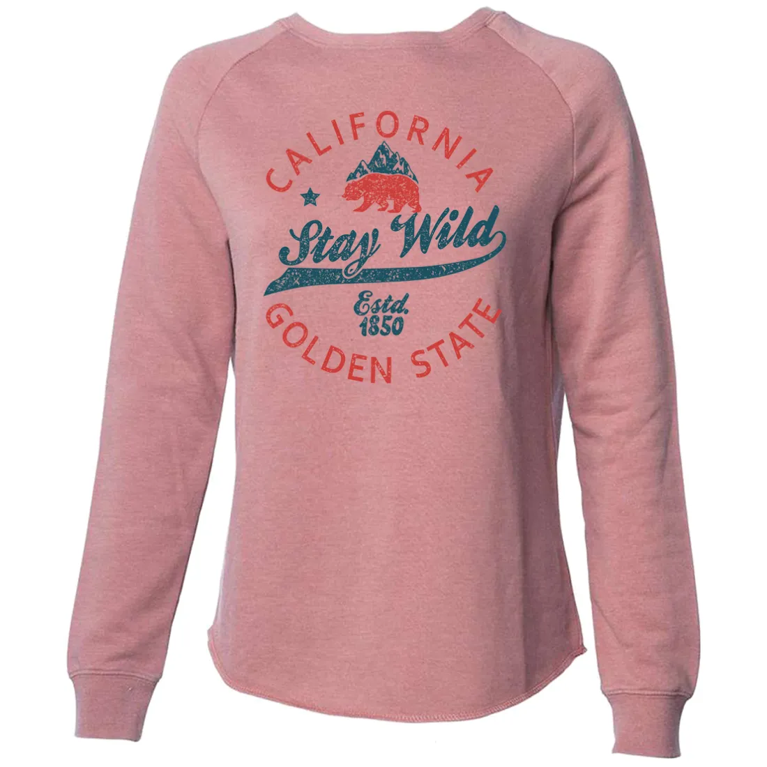 California Stay Wild Super Soft Crewneck Sweater