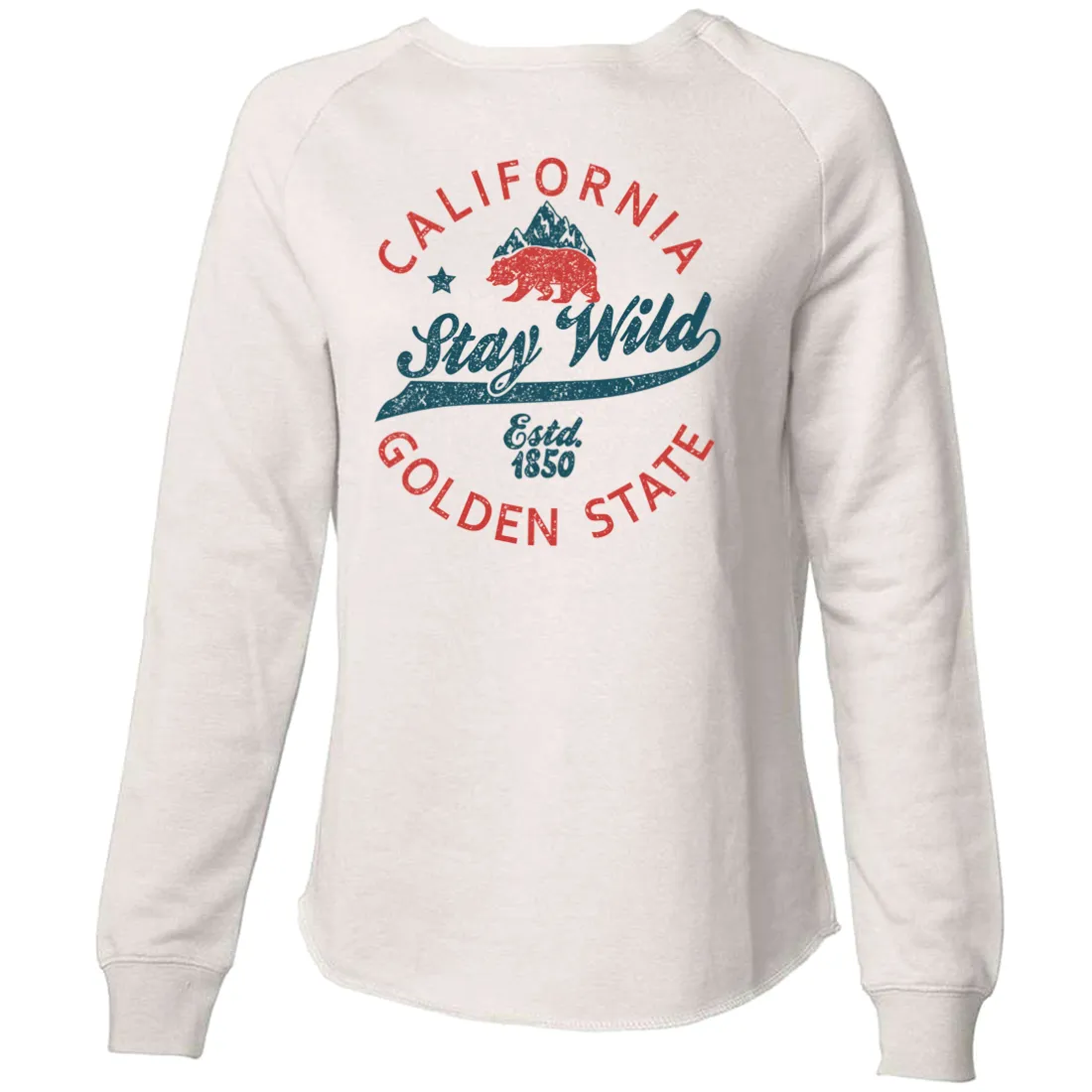 California Stay Wild Super Soft Crewneck Sweater