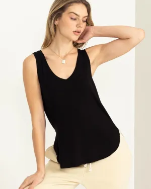 CALL ME YOURS SOFT TANK - BLACK