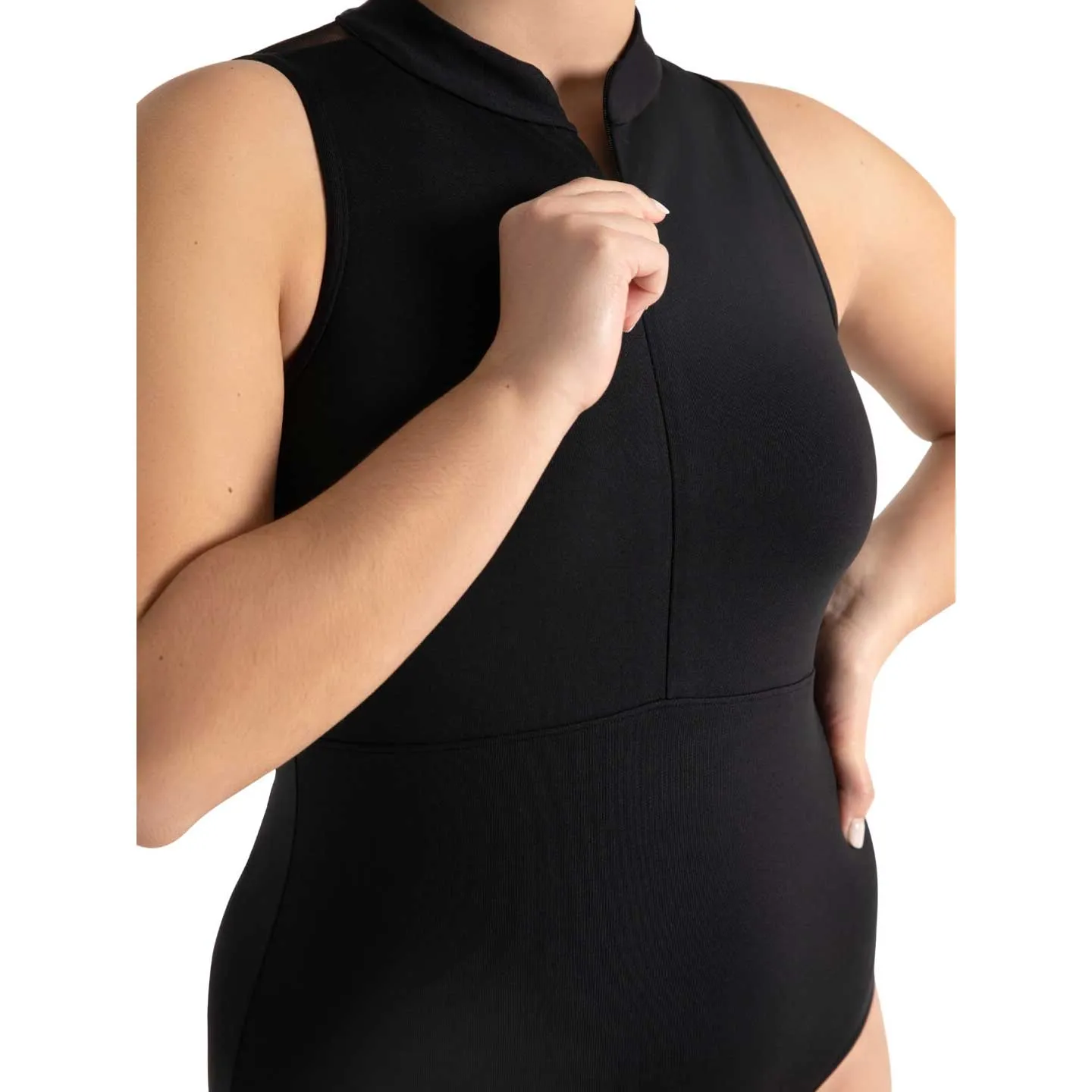 Capezio 12002W Zip Front Leotard - Adult