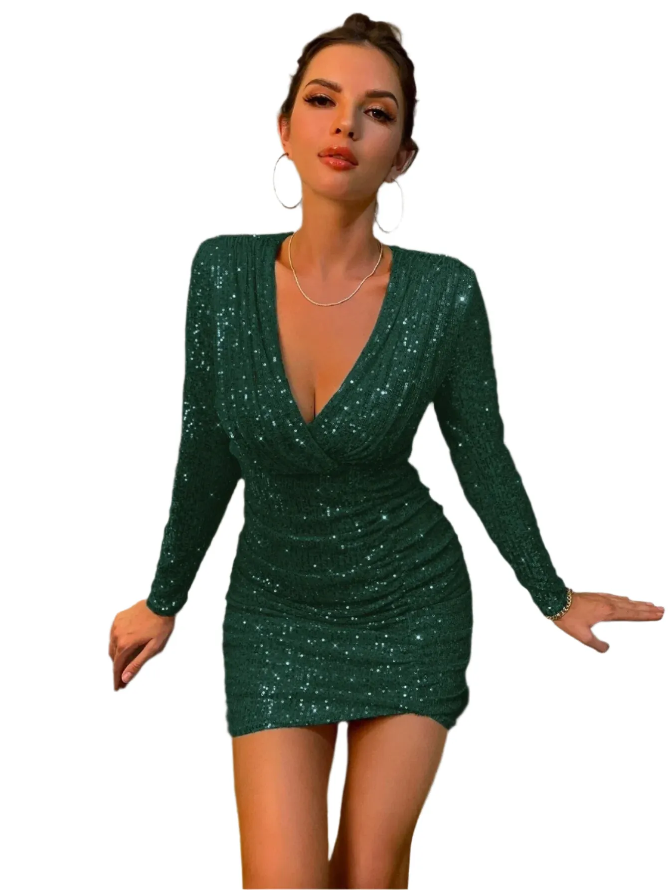 Carolina– Sequin-Embellished Women's Dress