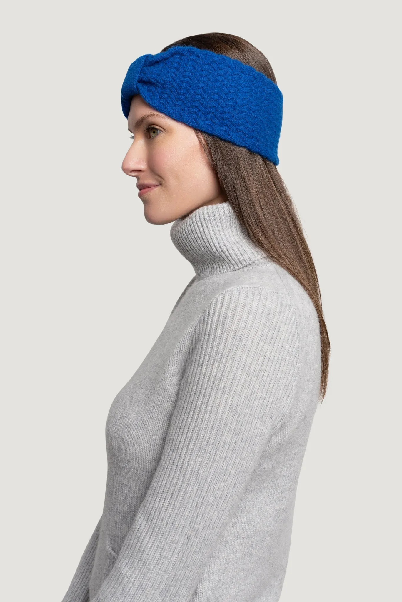 Cashmere Textured Bow Headband