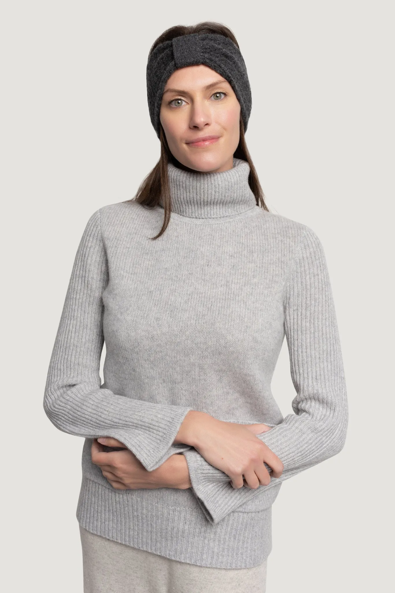 Cashmere Textured Bow Headband